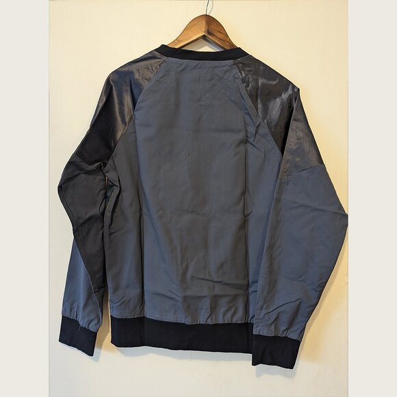 PAUL SMITH - Satin zipped crewneck sweater - Sz S - Picture 4 of 8